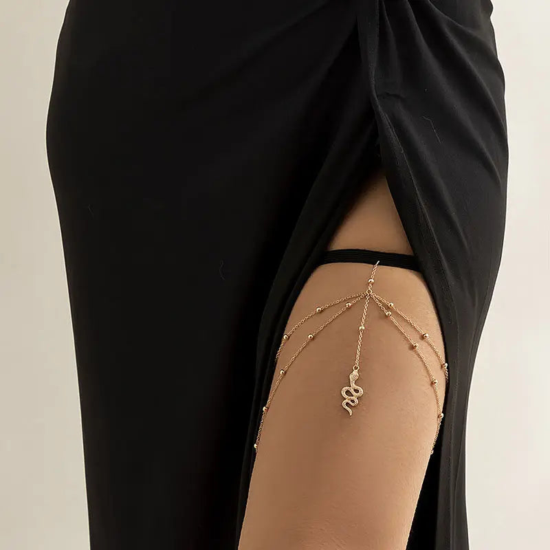Snake Pendant Thigh Chain