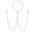 Non-Piercing Fake Nipple Rings with Chain