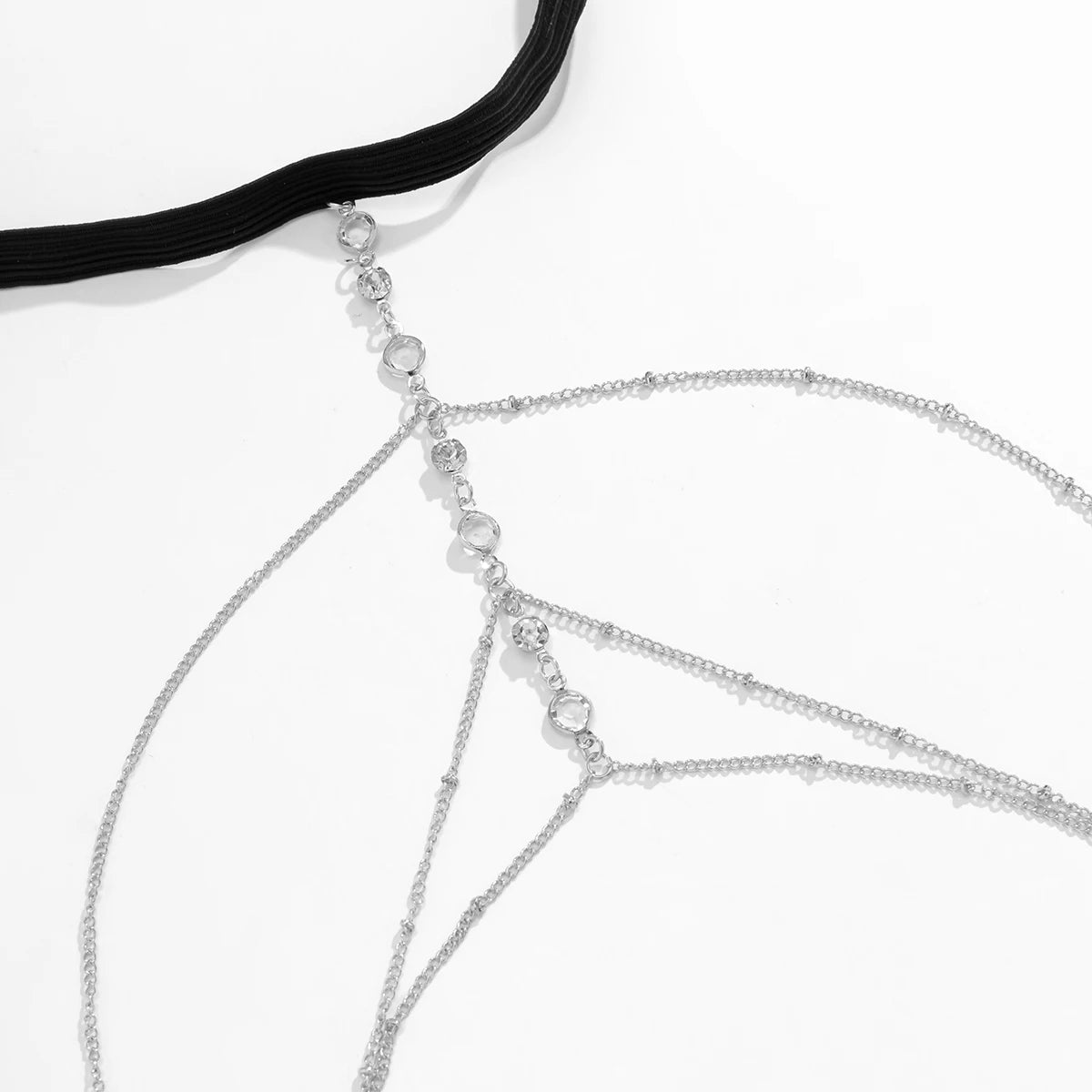 Boho Crystal Elastic Leg Thigh Chain