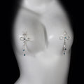 Vintage Bowknot Rhinestone Nipple Clip