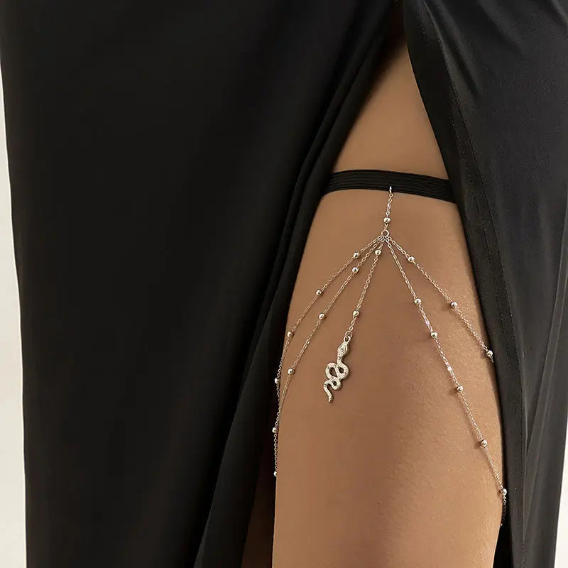 Snake Pendant Thigh Chain