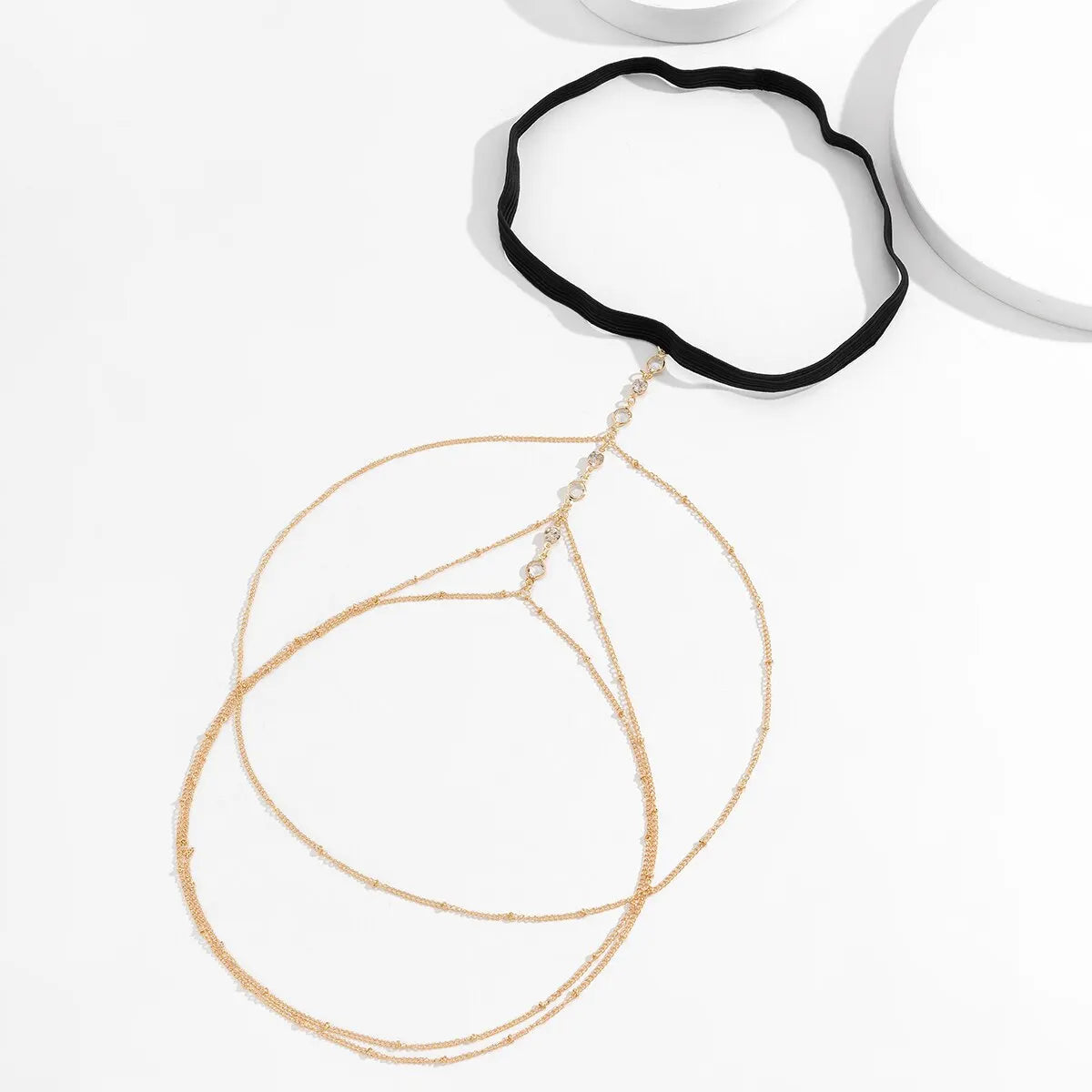 Boho Crystal Elastic Leg Thigh Chain