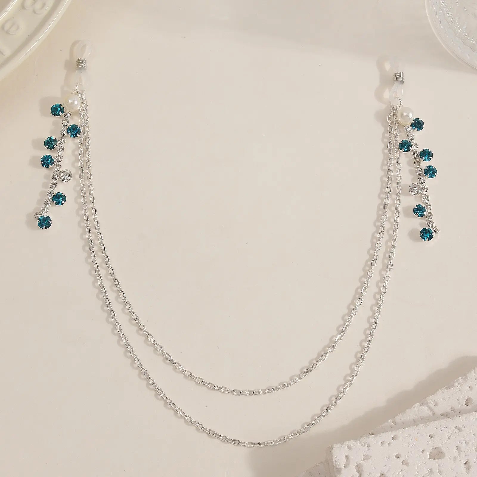 Bowknot Rhinestone Bra Body Chain