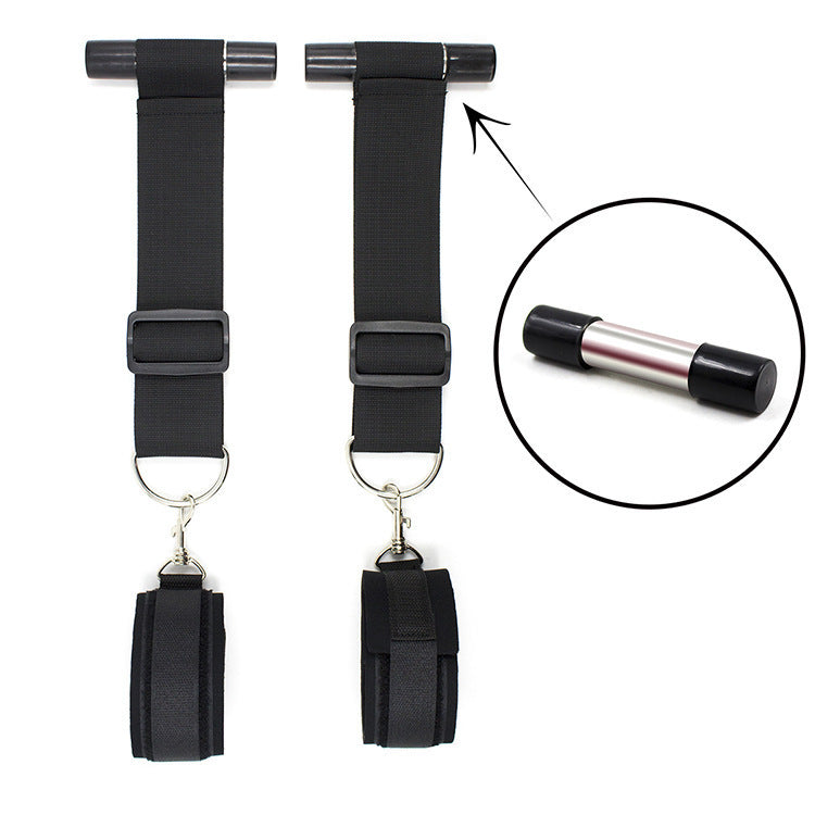 Iron Pipe Door Hanger Handcuffs Fun Binding Shackles