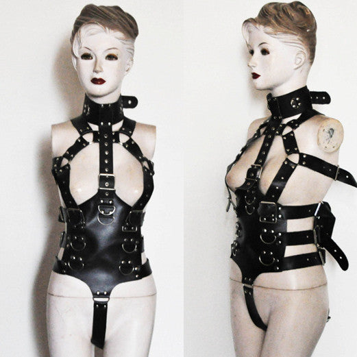 Reinforced Waist Neck Handcuffs Arm Cuff One-piece Belly Band