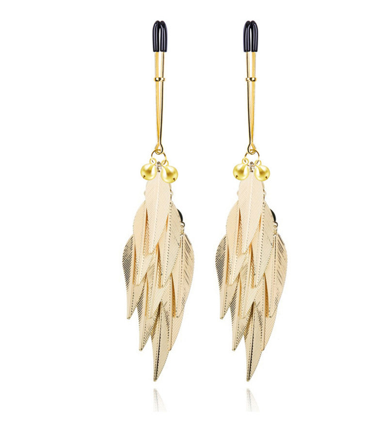 Metal Breast Clip Champagne Gold