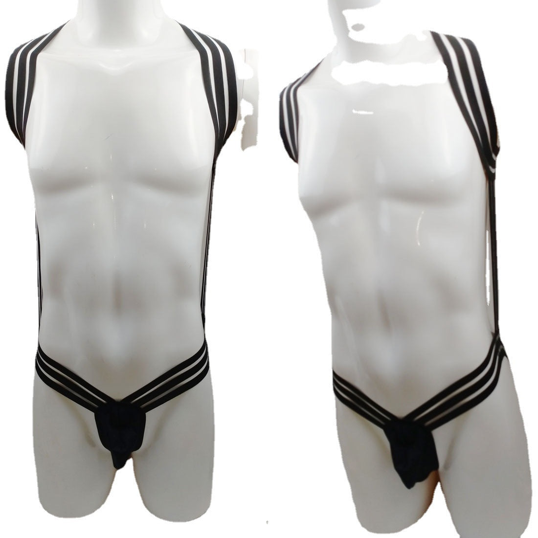 Hollow Chest Strap Crop Top – Nightclub Dance Costume