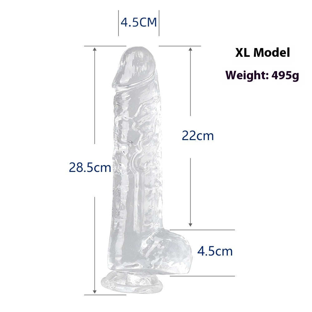 Transparent Silicone Dildo Set