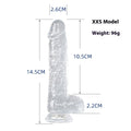Transparent Silicone Dildo Set