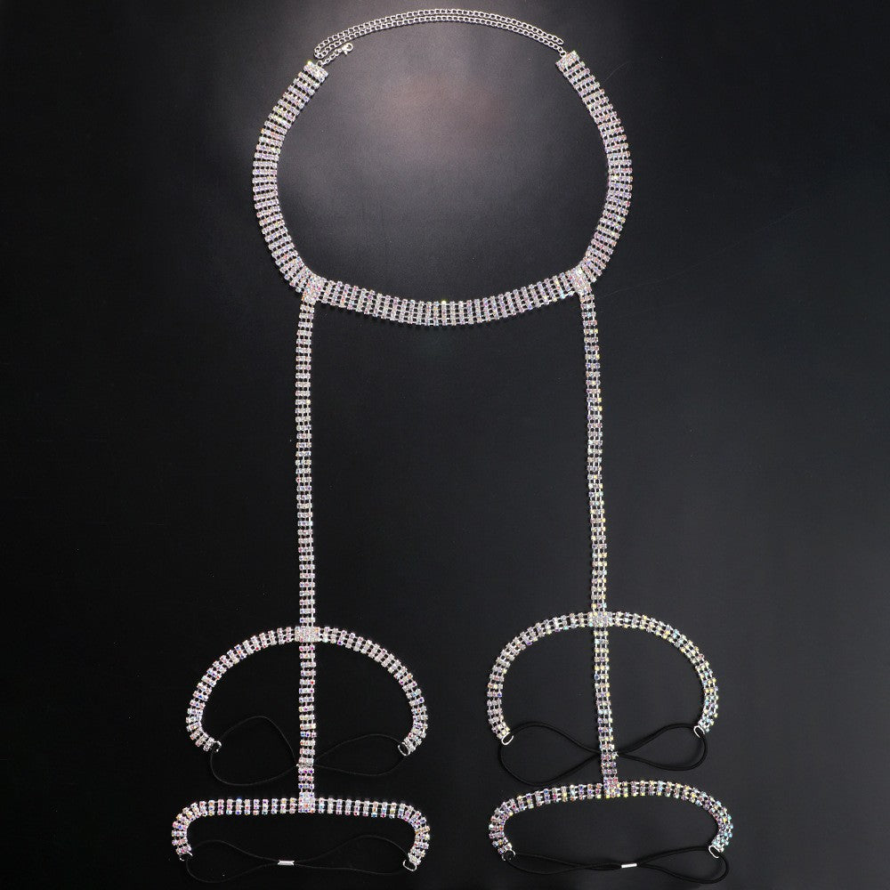 Rhinestone Waist Body Chain