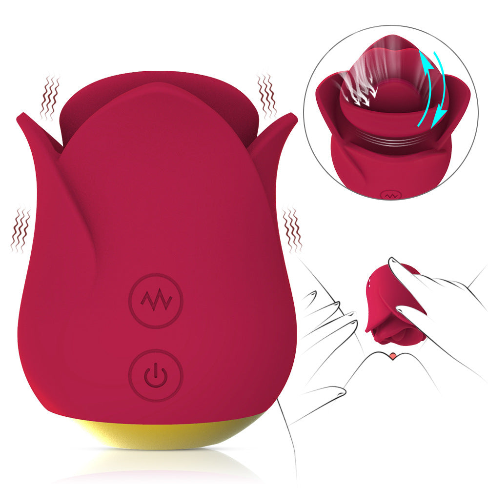 Rose Tongue Licking Vibrator