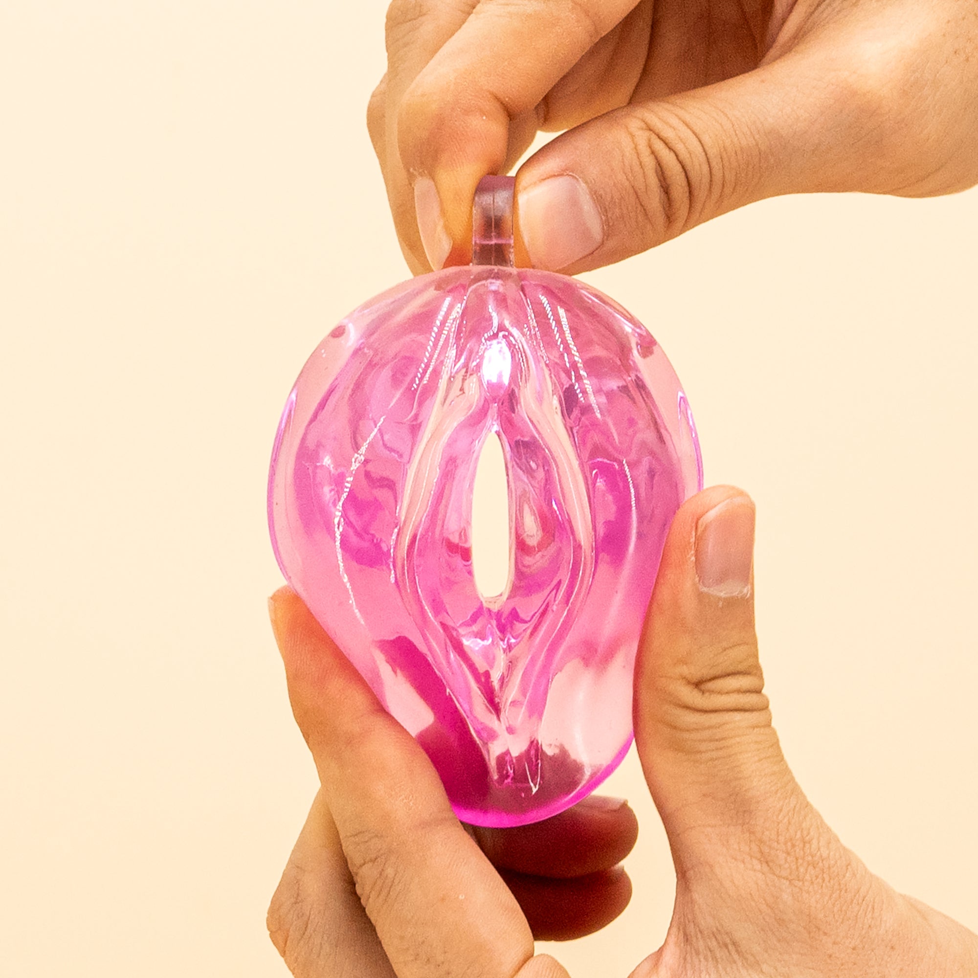 Realistic Soft Pocket Pussy Masturbator with Chastity Lock