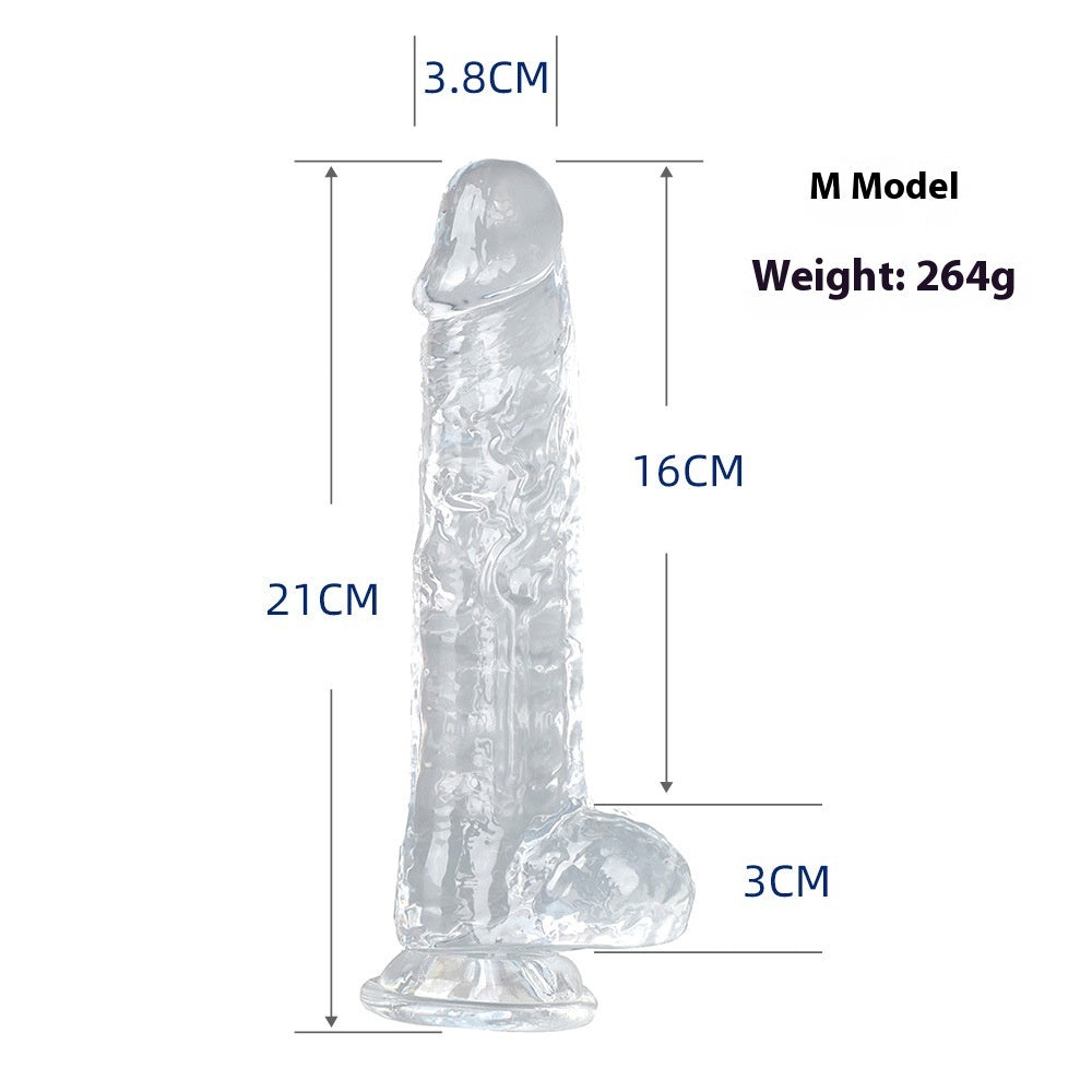 Transparent Silicone Dildo Set