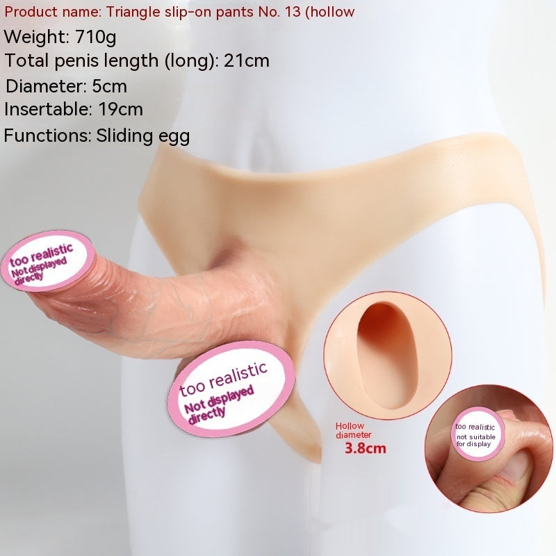 Wearable Strap-On Dildo Underwear