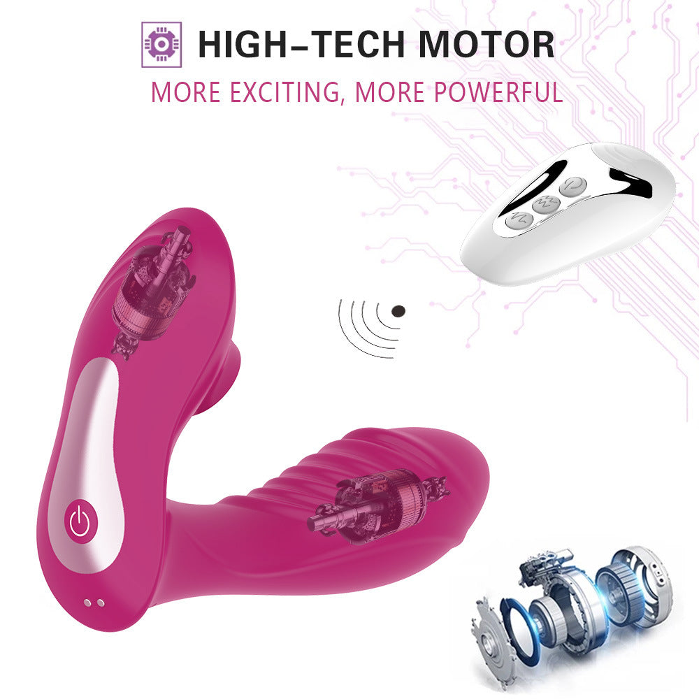 Dual Sucking Wireless Remote Vibrator