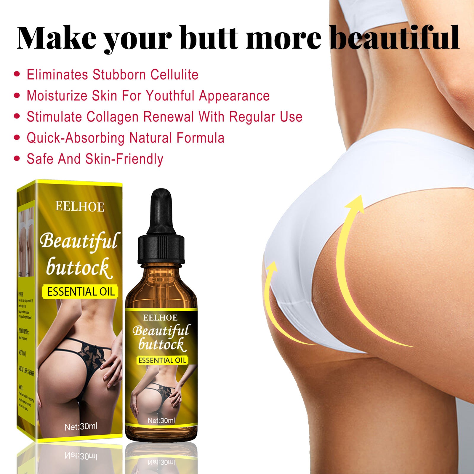 Butt Firming & Enlargement Massage Oil – 30ml