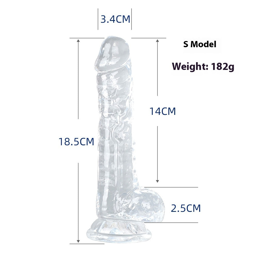 Transparent Silicone Dildo Set