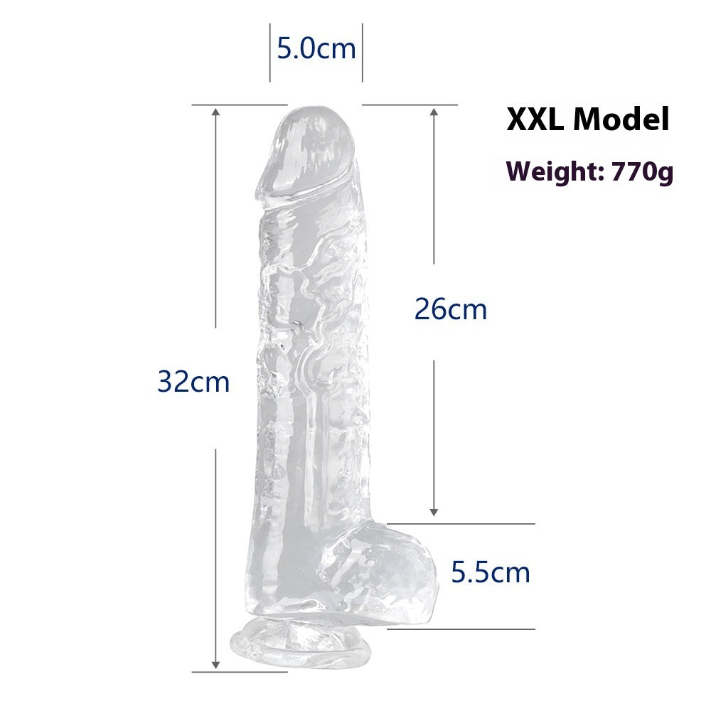 Transparent Silicone Dildo Set