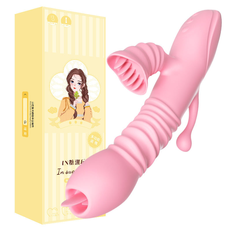 Floating Wave Core Vibrating Silicone Toy for Women
