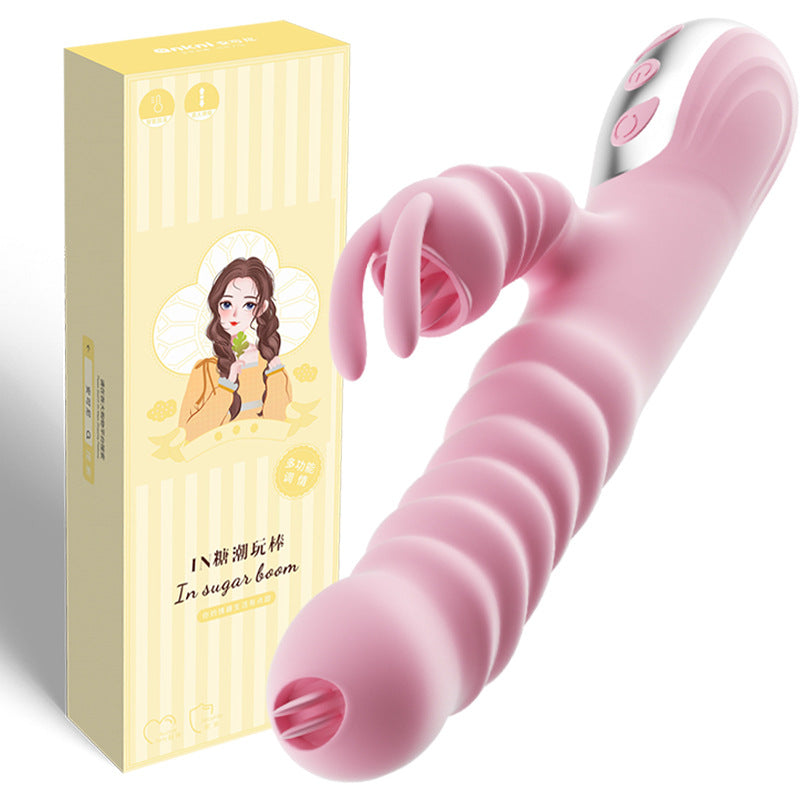 Floating Wave Core Vibrating Silicone Toy for Women