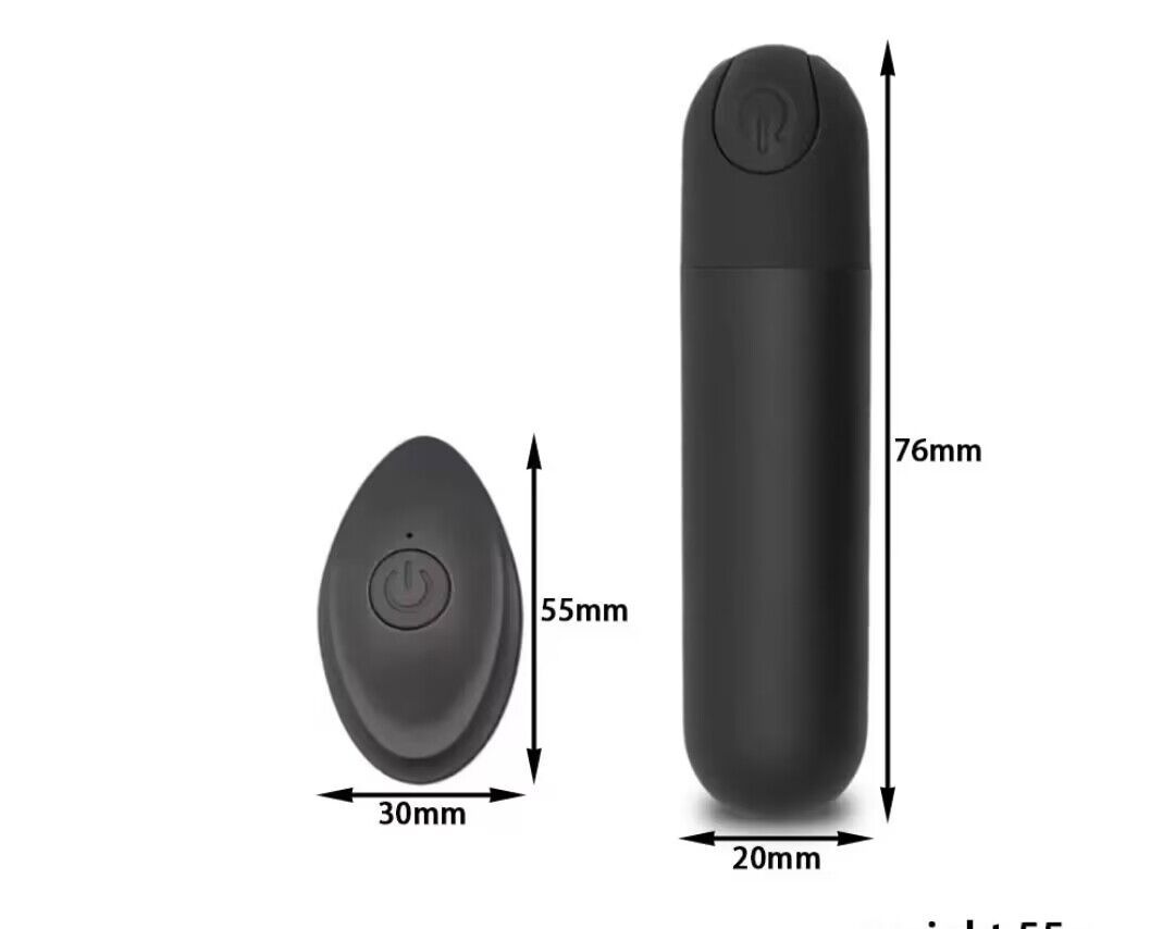 10-Mode Mini Bullet Vibrator – USB Rechargeable