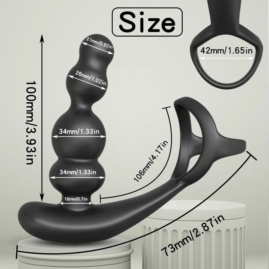 Dual-Control Prostate Massager
