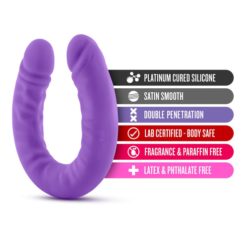 Double-Headed U-Shape Silicone Dildo