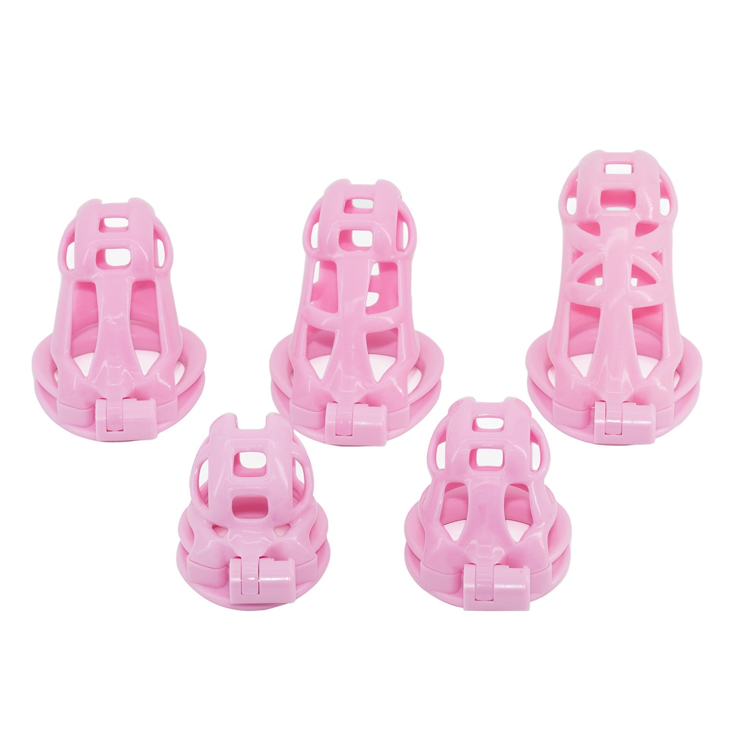 Lightweight Male Chastity Cage with Locking Ring
