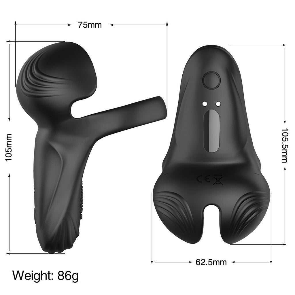 Rechargeable Vibrating Cock Ring – Remote Control