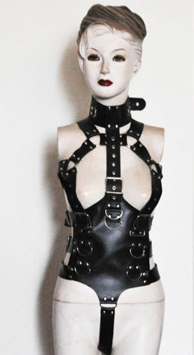 Reinforced Waist Neck Handcuffs Arm Cuff One-piece Belly Band